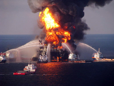 Deepwater Horizon on burns, April 2010