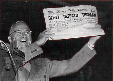Dewey defeats Truman - the political precedent for this year's midterm elections