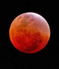 Full Moon Lunar Eclipse, June 25, 2010
