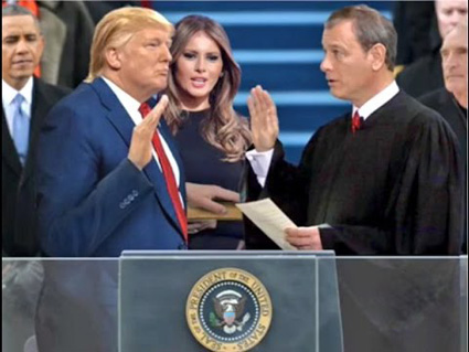 Donald Trump Swearing In